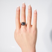 【12号】デンドリティックオパール リング