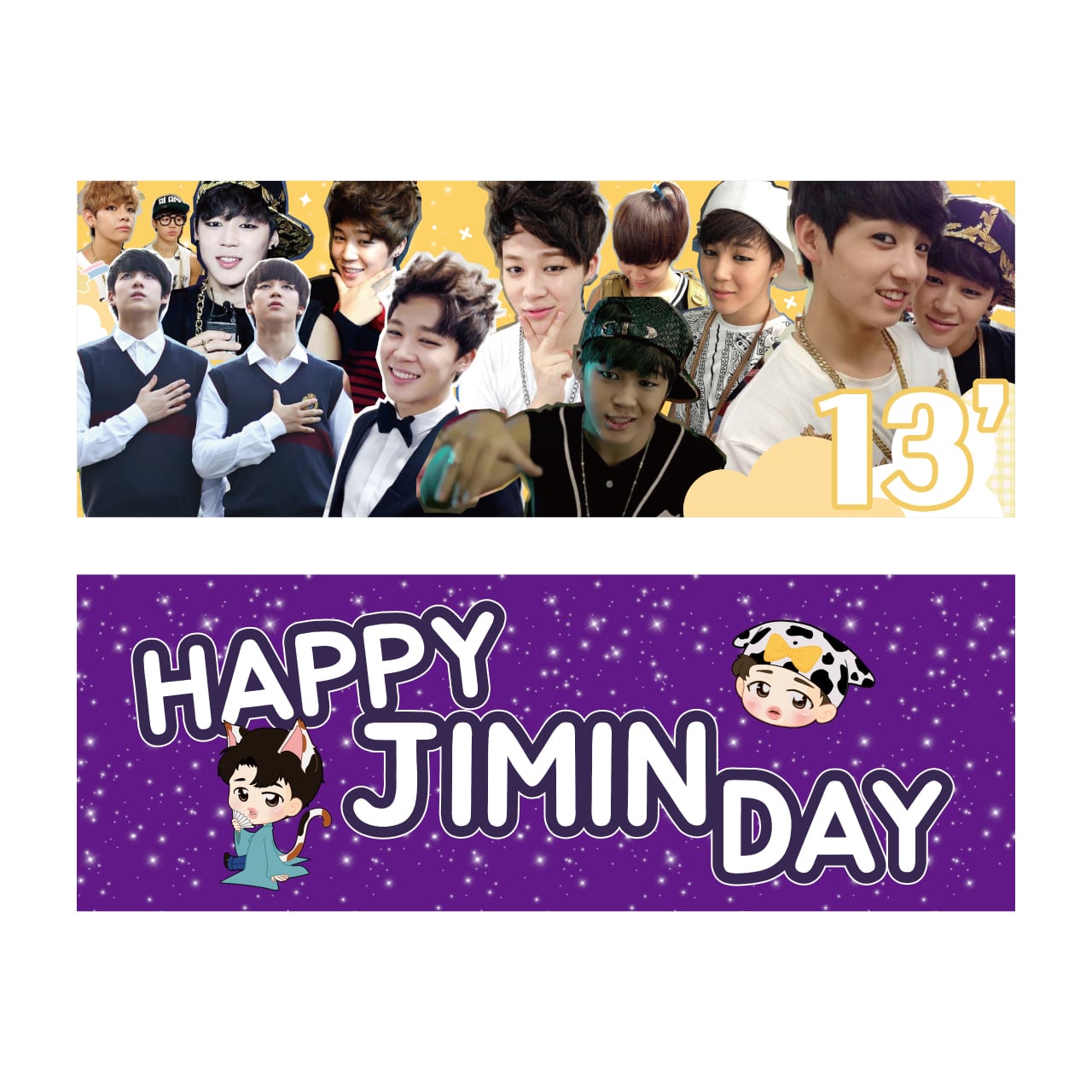BTS　記念　(誕生日)　BIRTHDAY　スローガン_ジミン(JIMIN2013)　SLOGAN　センイル　K-STAR　PARK