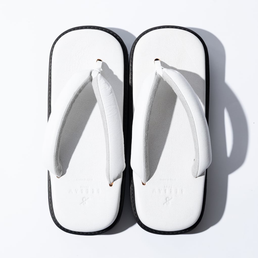 Leather Setta Sandals crashwhite ss‐30005 (SETTA CRACK) | lift-shoes