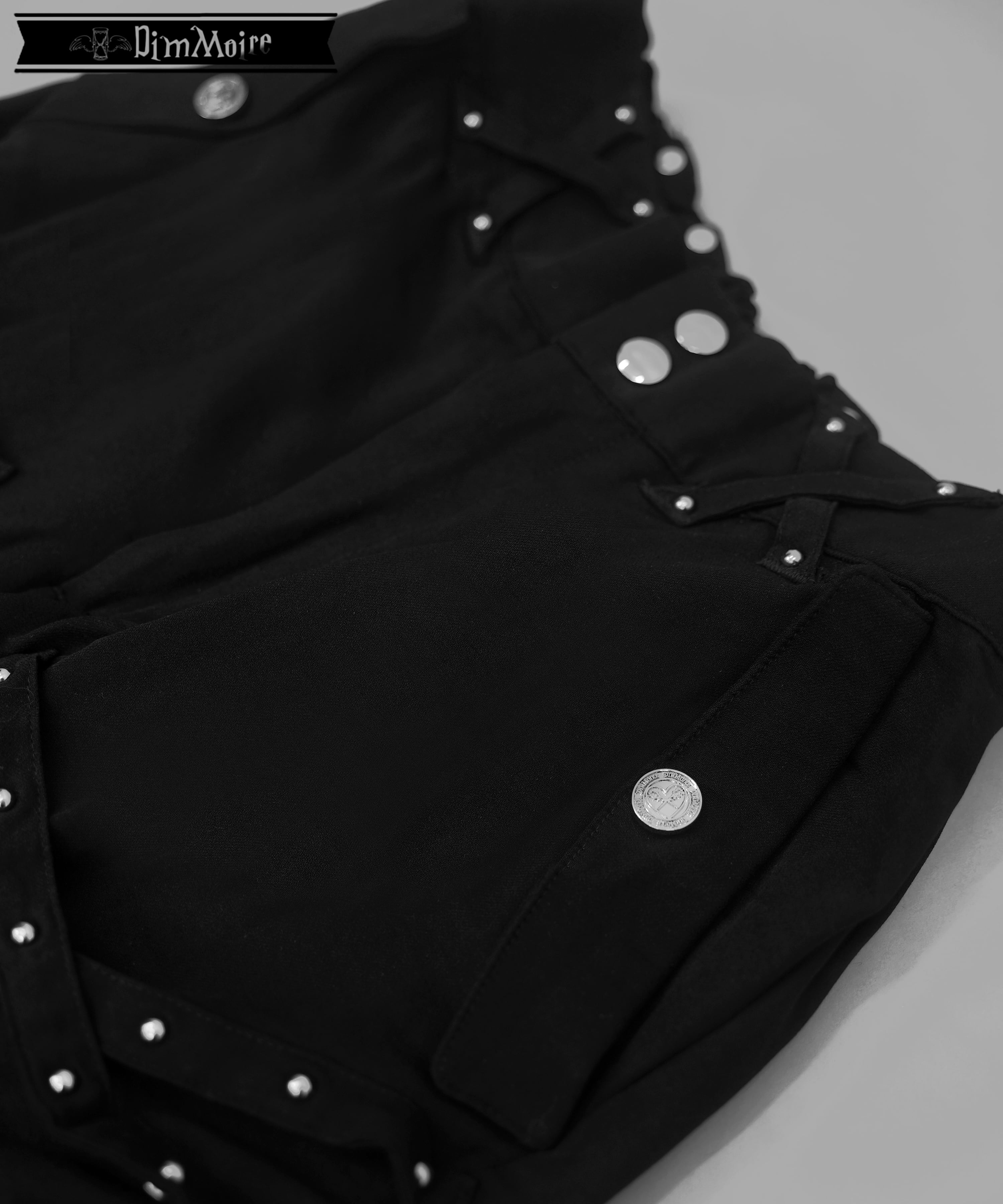 スタッズカーゴパンツ【Black】 | DimMoire