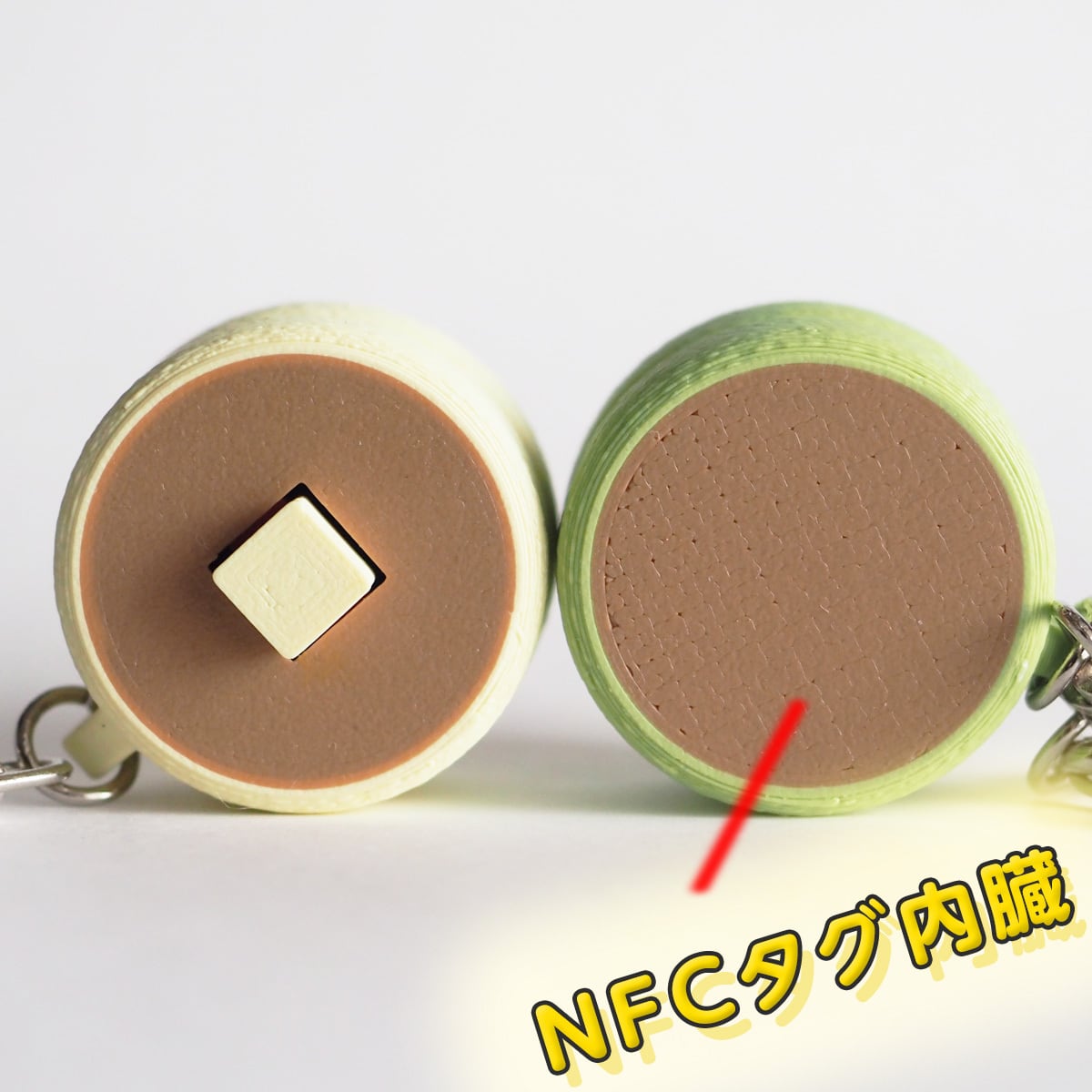 パンケーキ クリッカー キーホルダー 【Clicker】シリーズ NFCタグ内臓