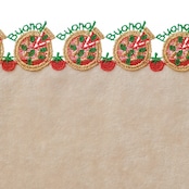 【近沢レース】シーズンタオルハンカチ「ピッツァ」