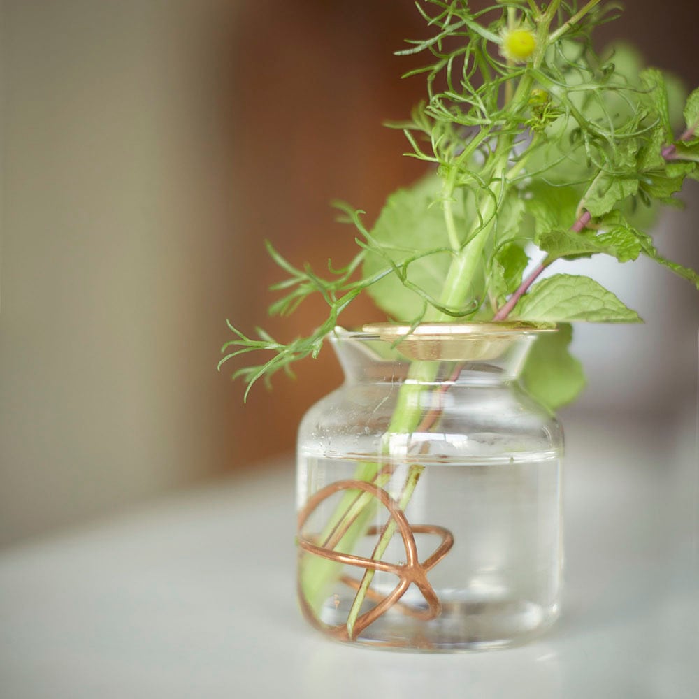 銅のフラワーライフボール