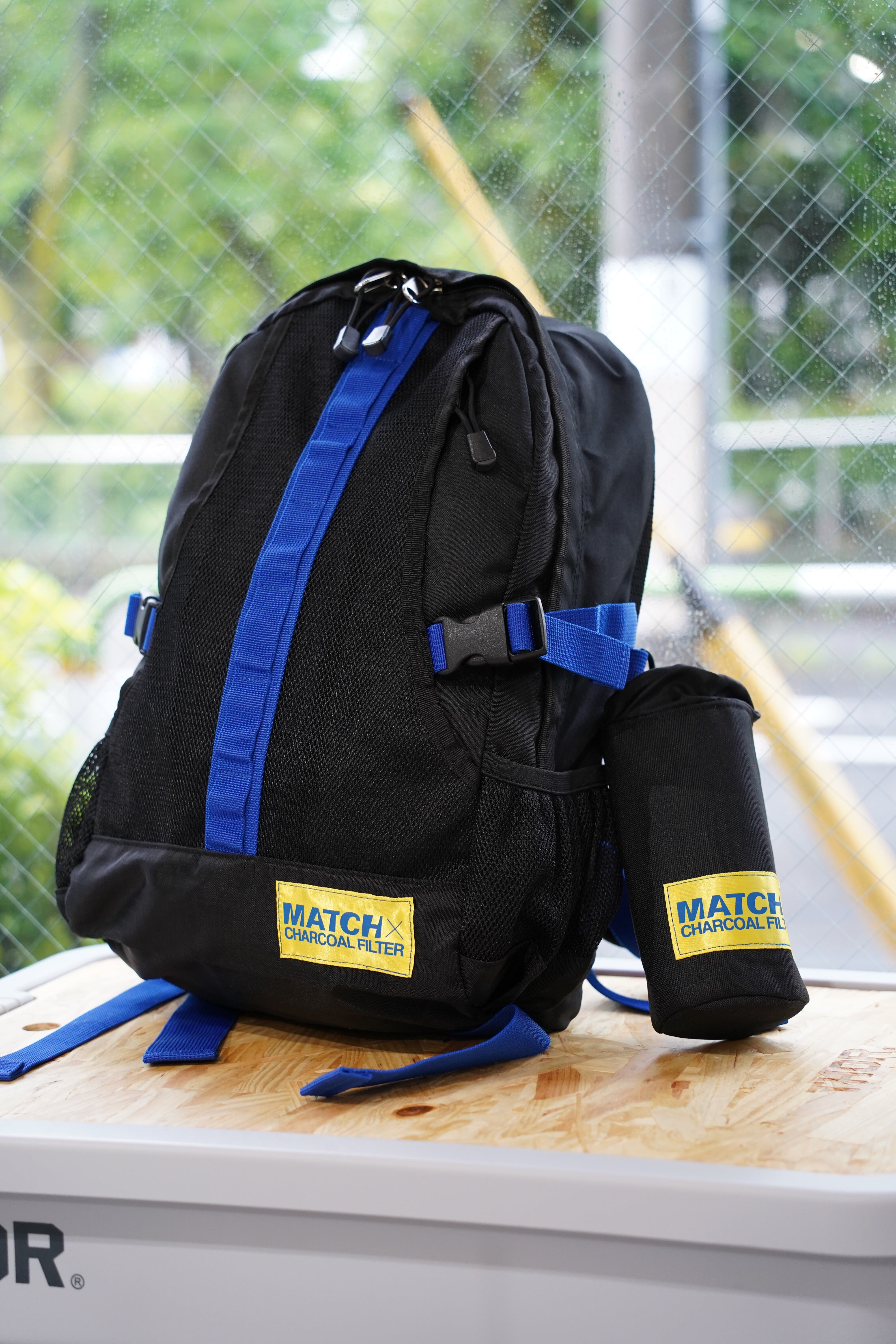 【2002年配布】MATCH × CHARCOAL FILTER キャンペーン当選者配布 バックパック(ボトルホルダー&タグ付)【非売品/新品未使用】