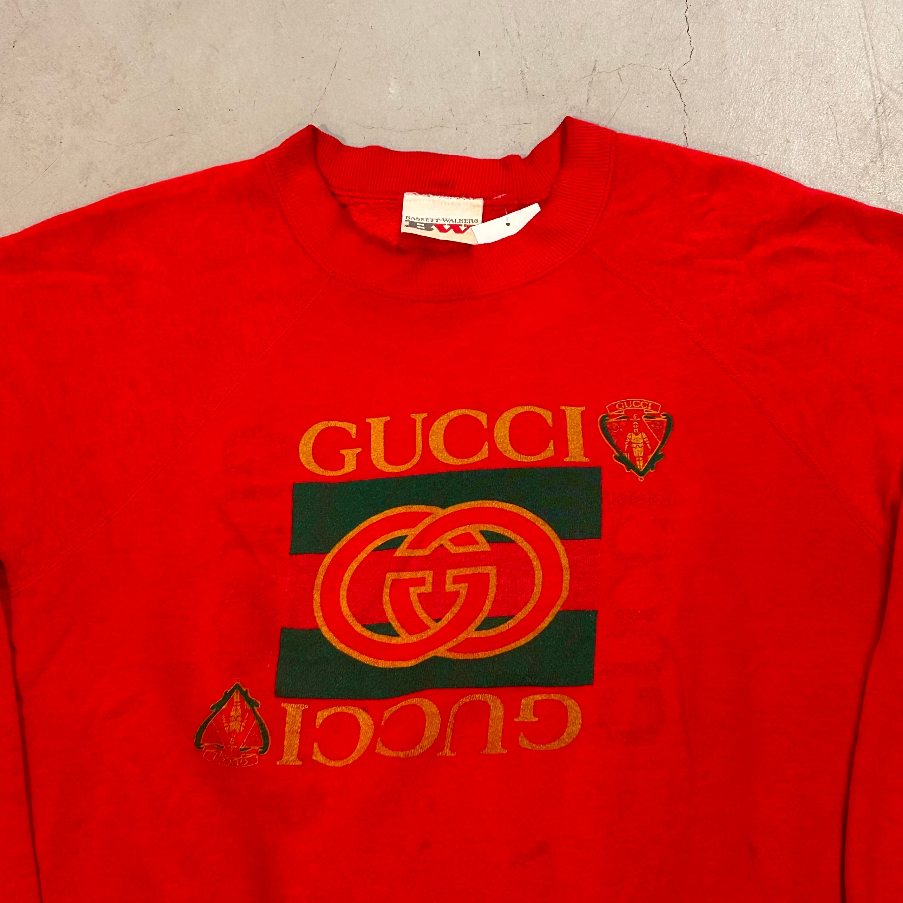 90s bootleg GUCCI raglan sweat【高円寺店】 | What'z up