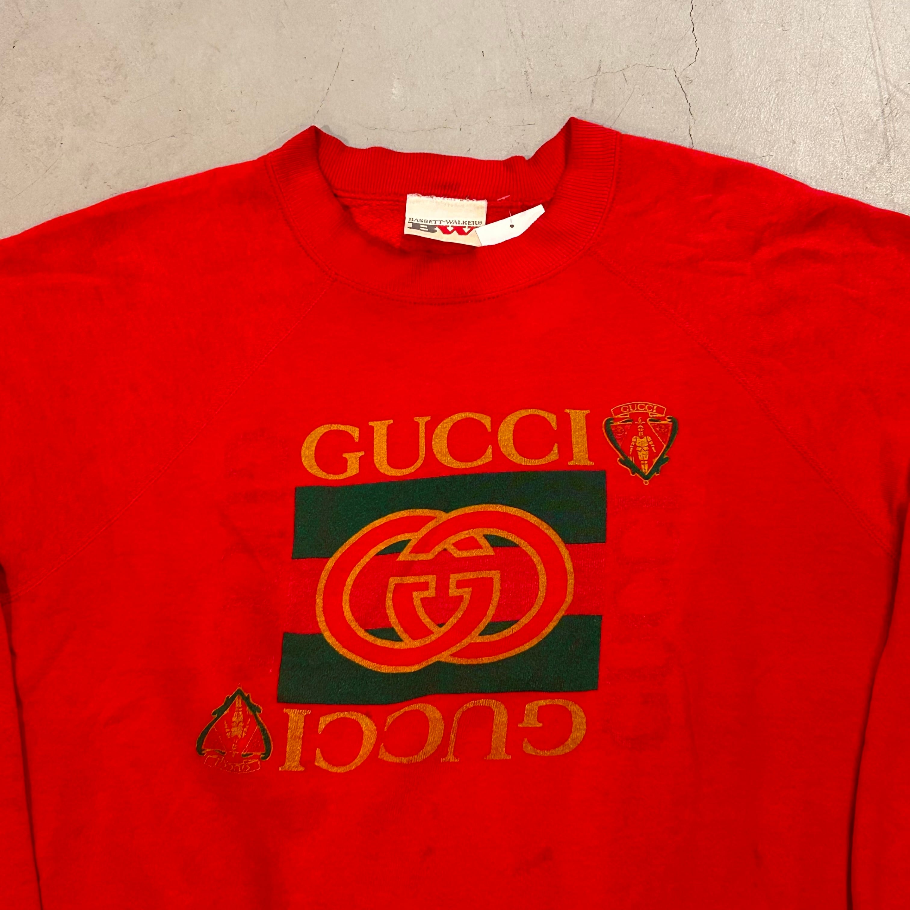 90s bootleg GUCCI raglan sweat【高円寺店】 | What