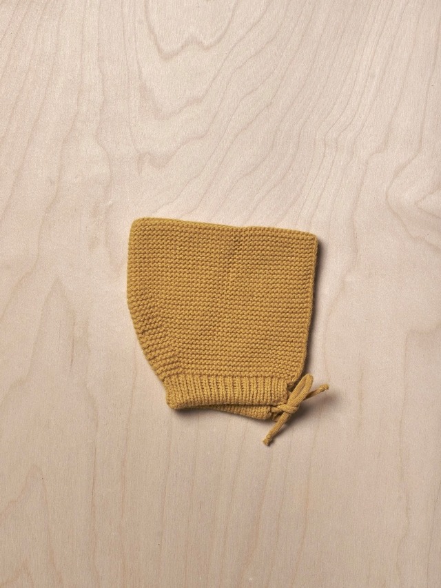 ラスト1点【wedoble】メリノウールボンネット(Brown)