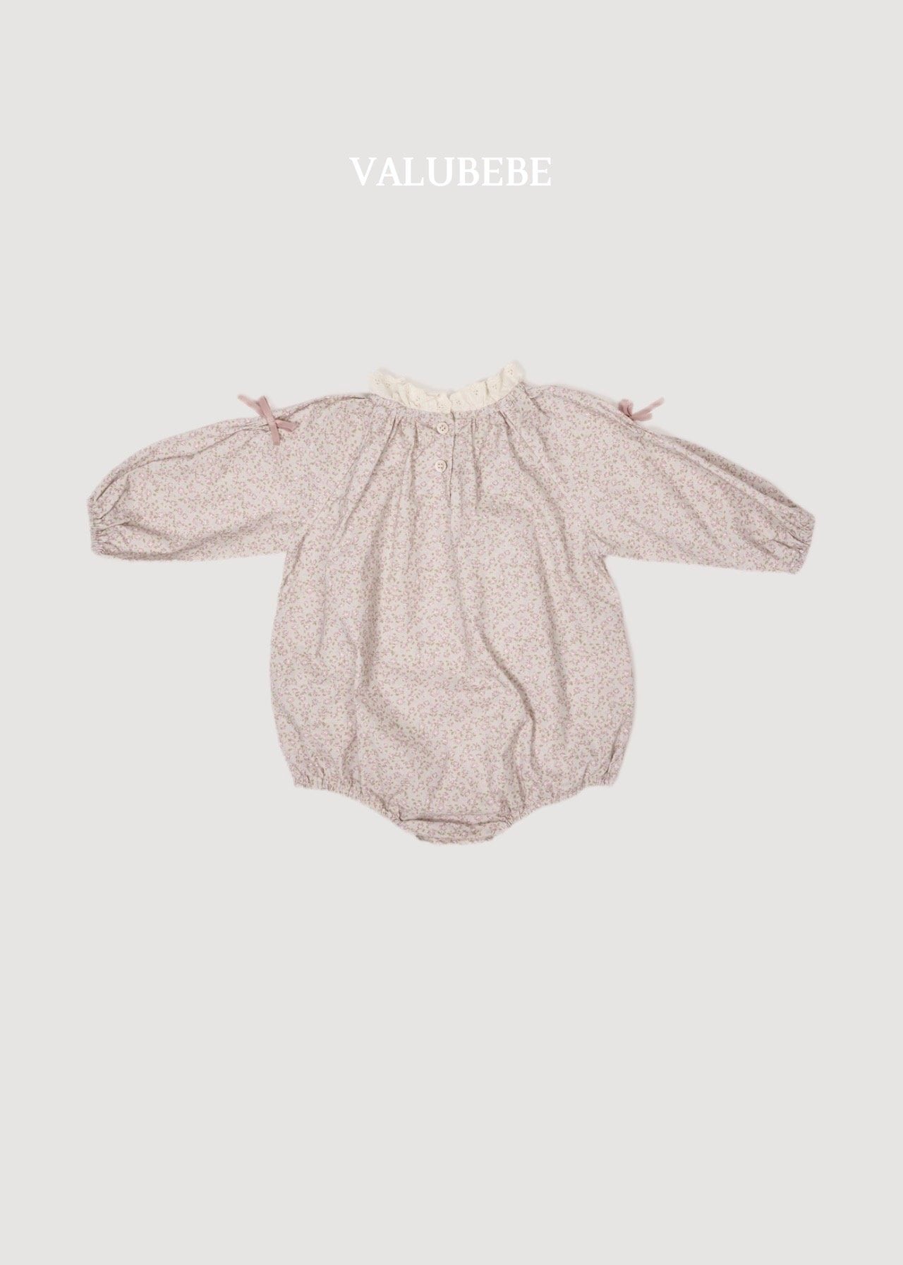 送料無料【予約】/ フラワーリボンロンパース / valubebe
