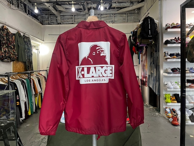 X-LARGE OG LOGO COACHES JACKET RED SMALL 01163519 55613