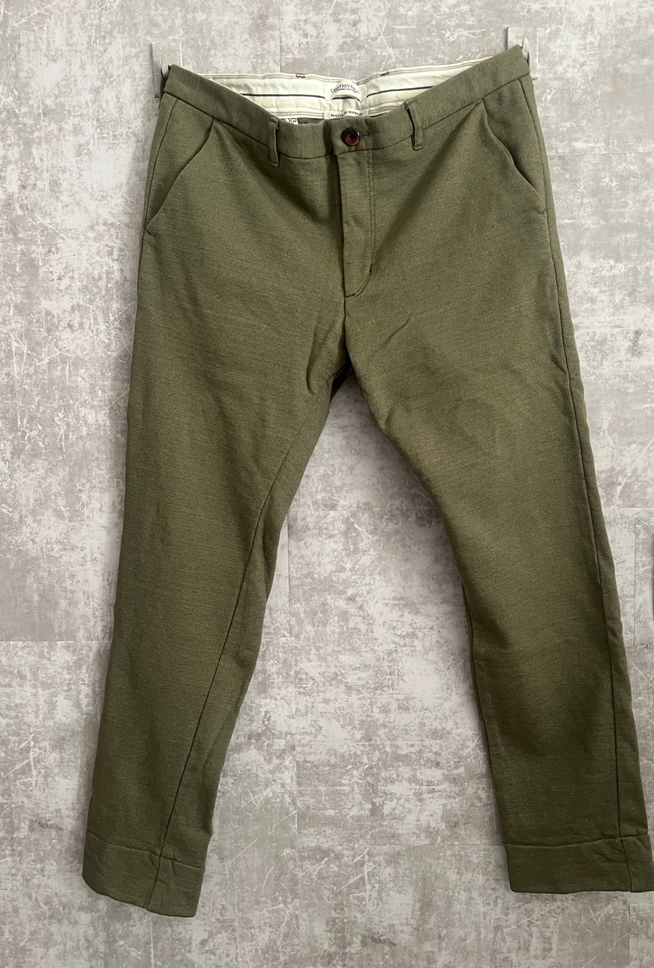 Men's [CM002-66] Pique trouser ストレッチピケトラウザーズ {オフ