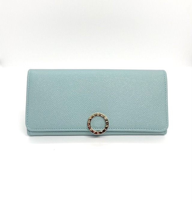 BVLGARI ブルガリ 長財布 287301 GRAIN/GLACIER TURQUO