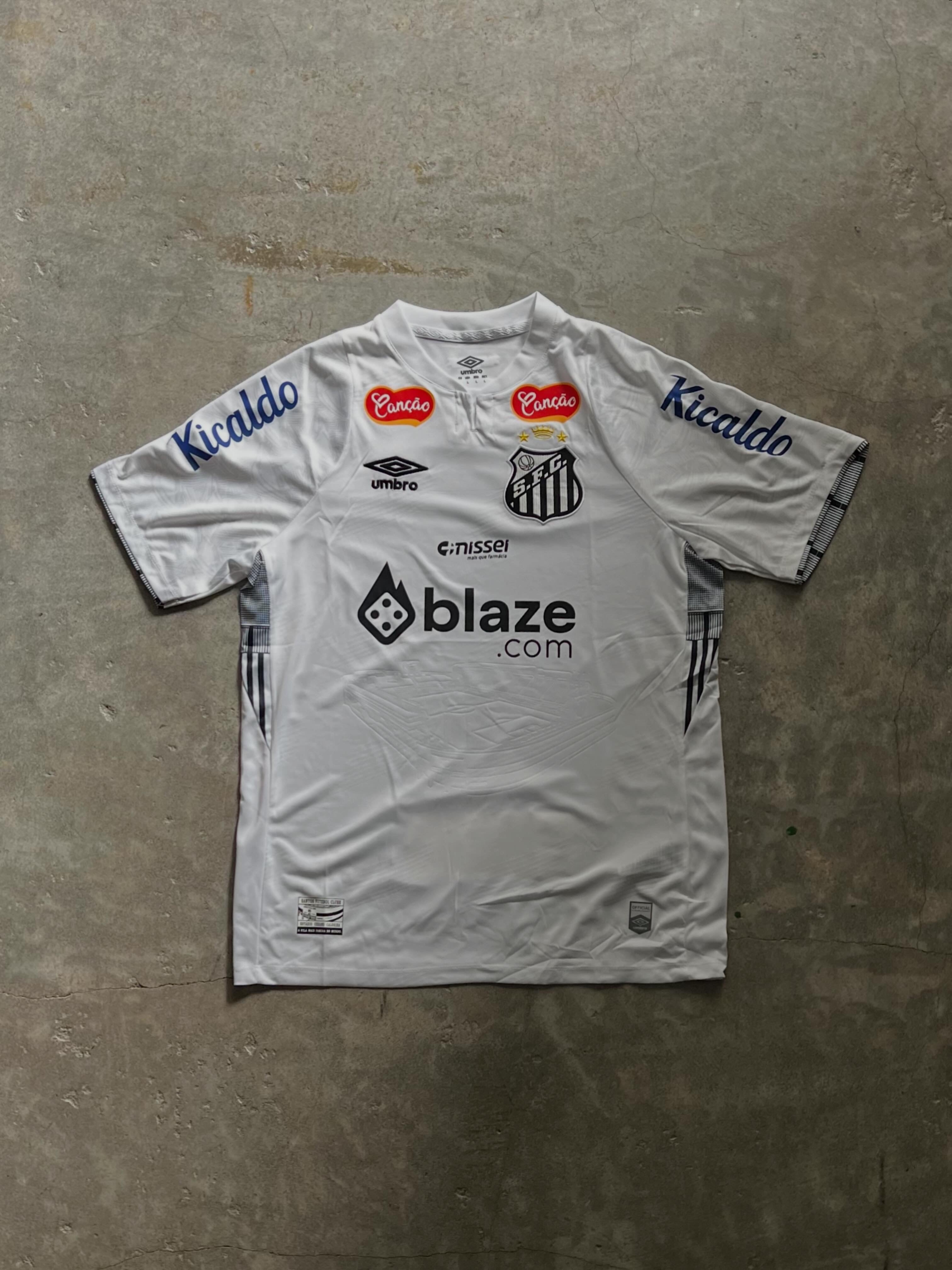 Umbro Santos FC ホワイトシャツ umbro Santos FC サッカーシャツ ユニフォーム L 白 | Léon Shinjuku