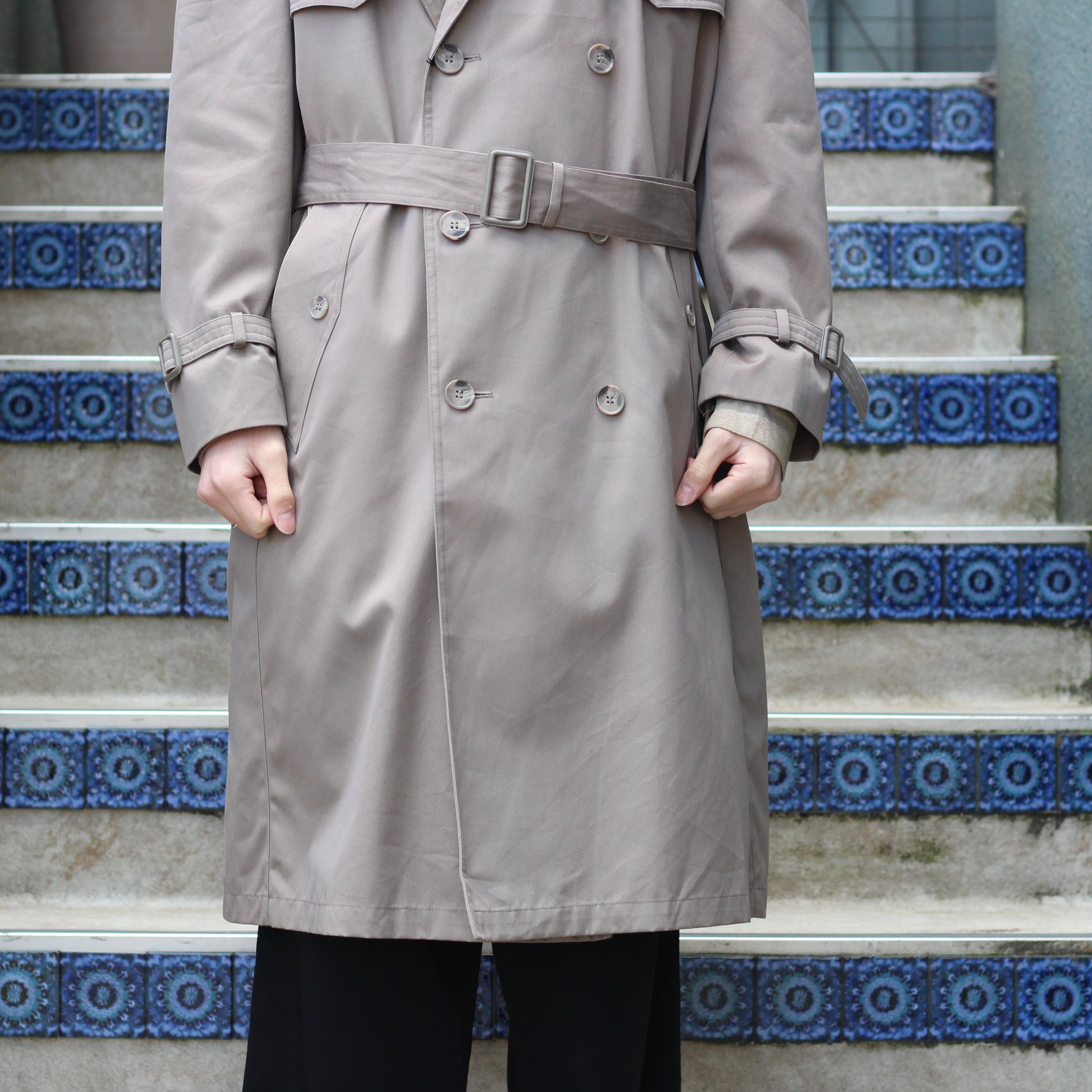 USA VINTAGE TOWNE BY LONDON FOG TRENCH COAT WITH LINER/アメリカ