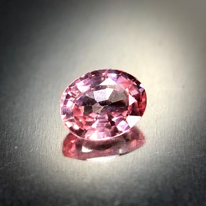 繊細にきらめく睡蓮色 0.17ct 天然 パパラチャサファイア DGL