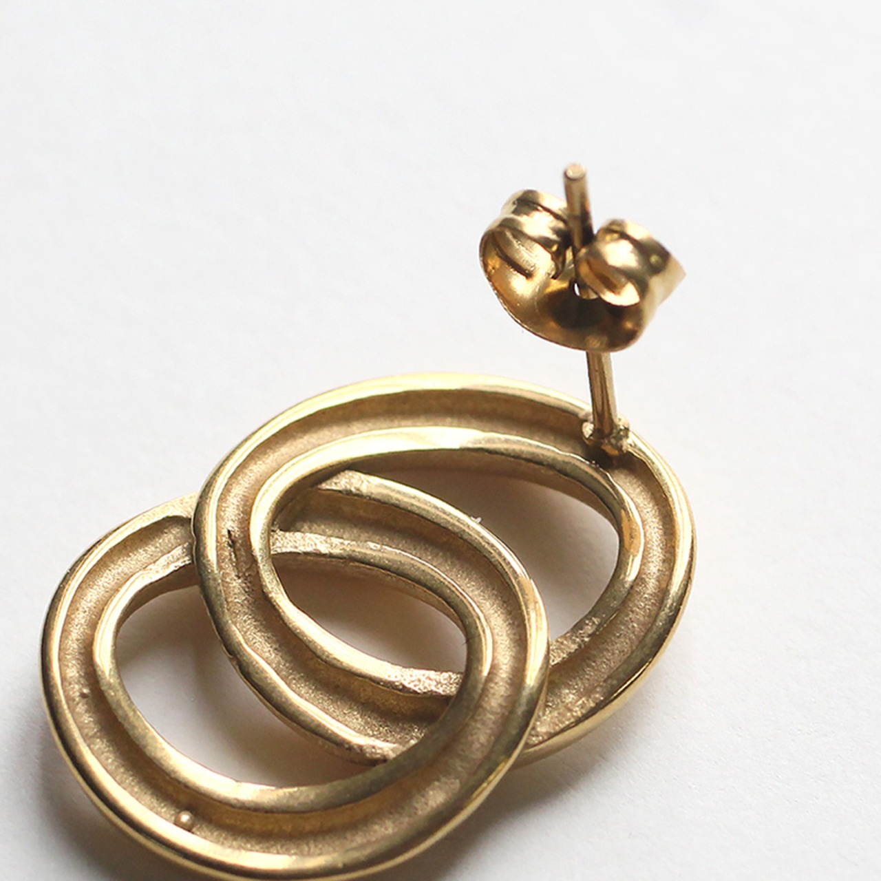 【ネコポス便】ピアス ダブルリングピアス 金属アレルギー ステンレス 1946