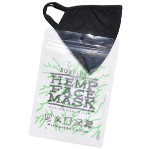 SURPLUS HEMP - FACE MASK / BLACK