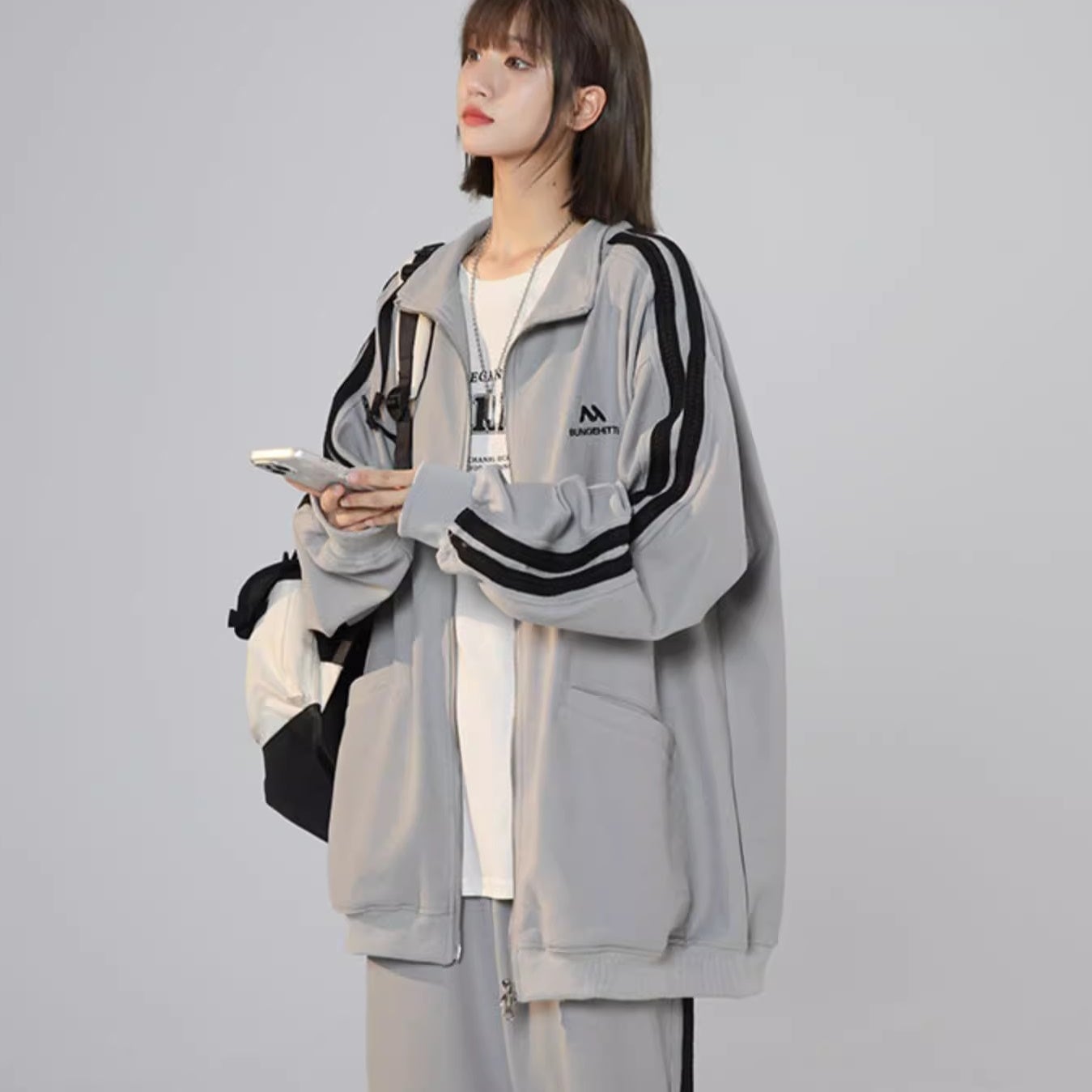 スウェット ジャージ セットアップ レディース 韓国 ファッション