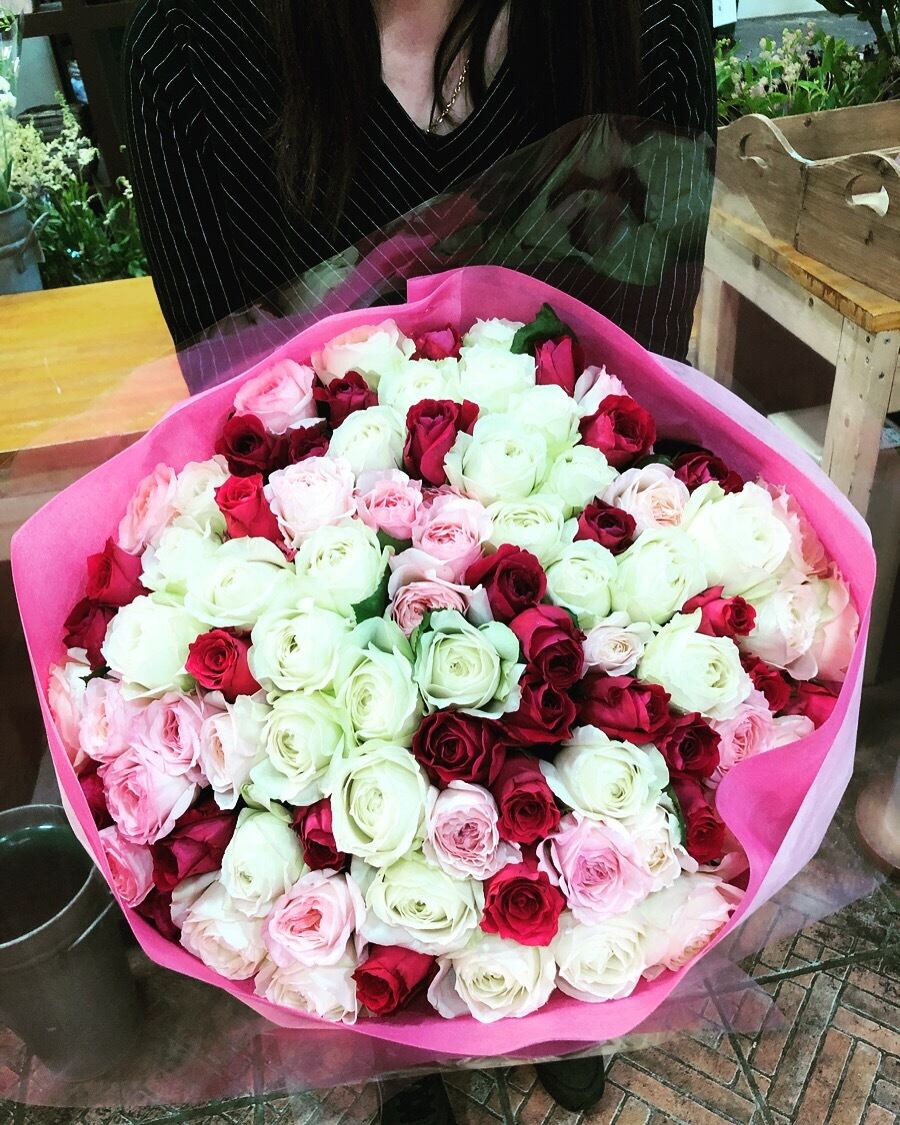 高品質バラのミックス花束 | 花空間なでしこ