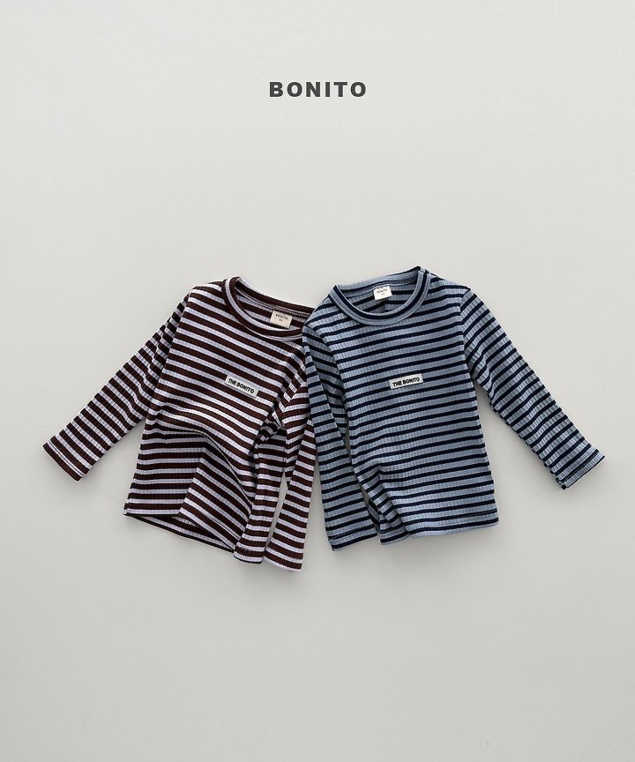 韓国子供服 / BONITO / 26Autumn / シュガーカラーリブTシャツ / 秋服 *12M~JM *