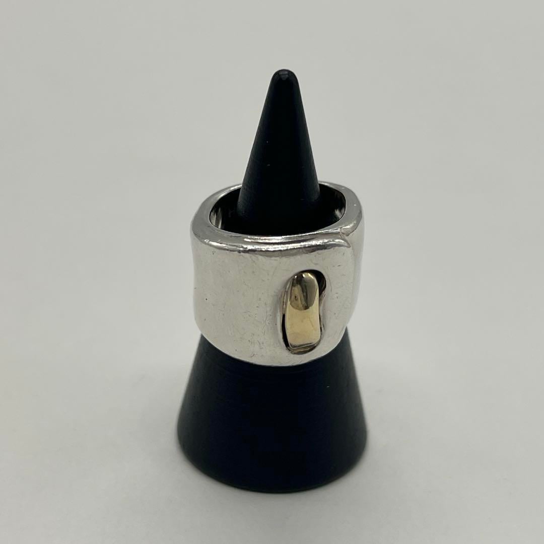 エルメス HERMES ヴィンテージ コンビ リング 表記サイズ51 希少