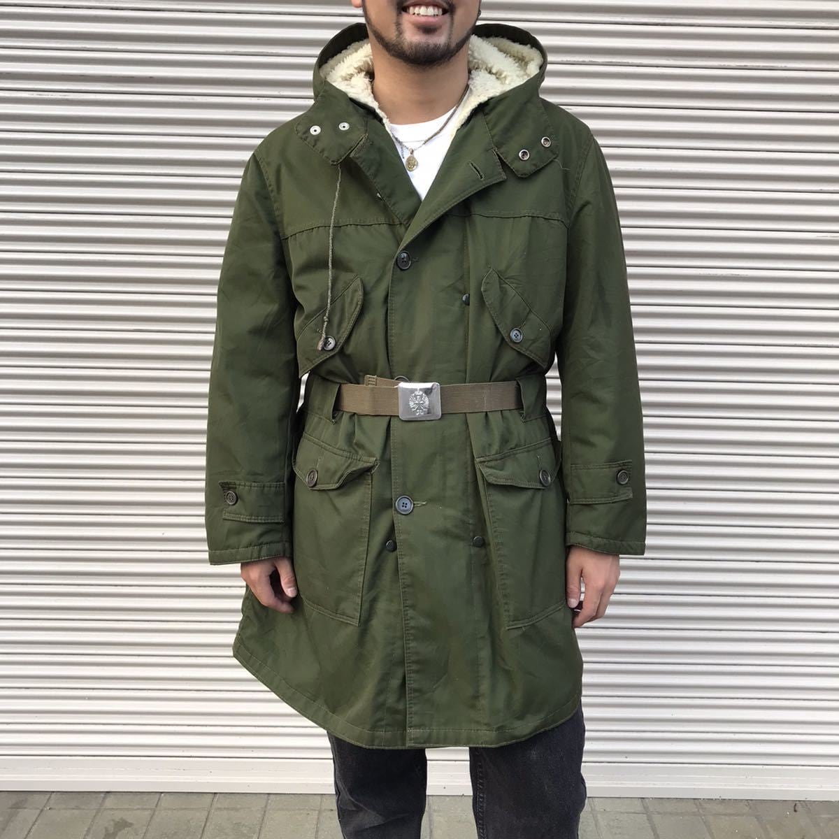 希少】40s U.S ARMY M-47 パイルライナー モッズコート 米軍（40
