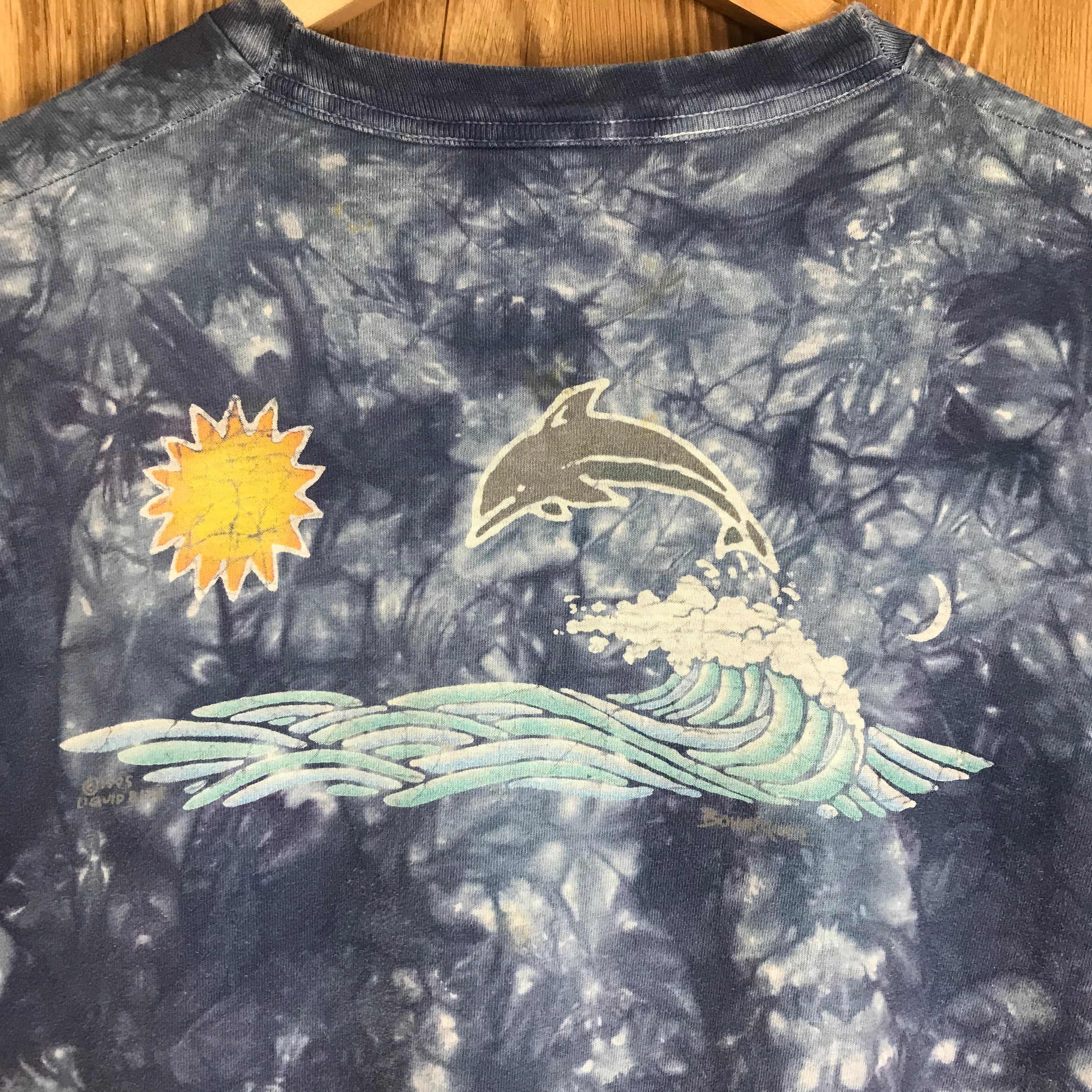 USA製 90s VINTAGE LIQUID BLUE グラフィックアート タイダイ USA製 90s VINTAGE LIQUID BLUE グラフィックアート タイダイ