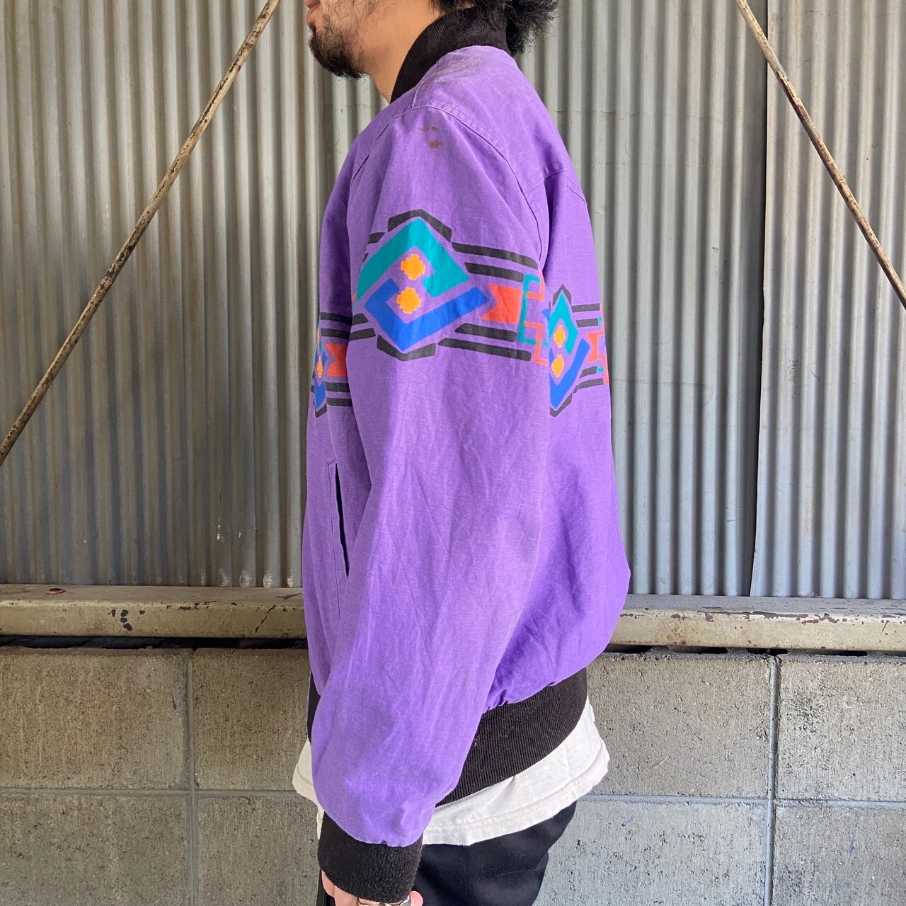 90年代 Wrangler ラングラー BRUSHPOPPER コットンブルゾン メンズM 