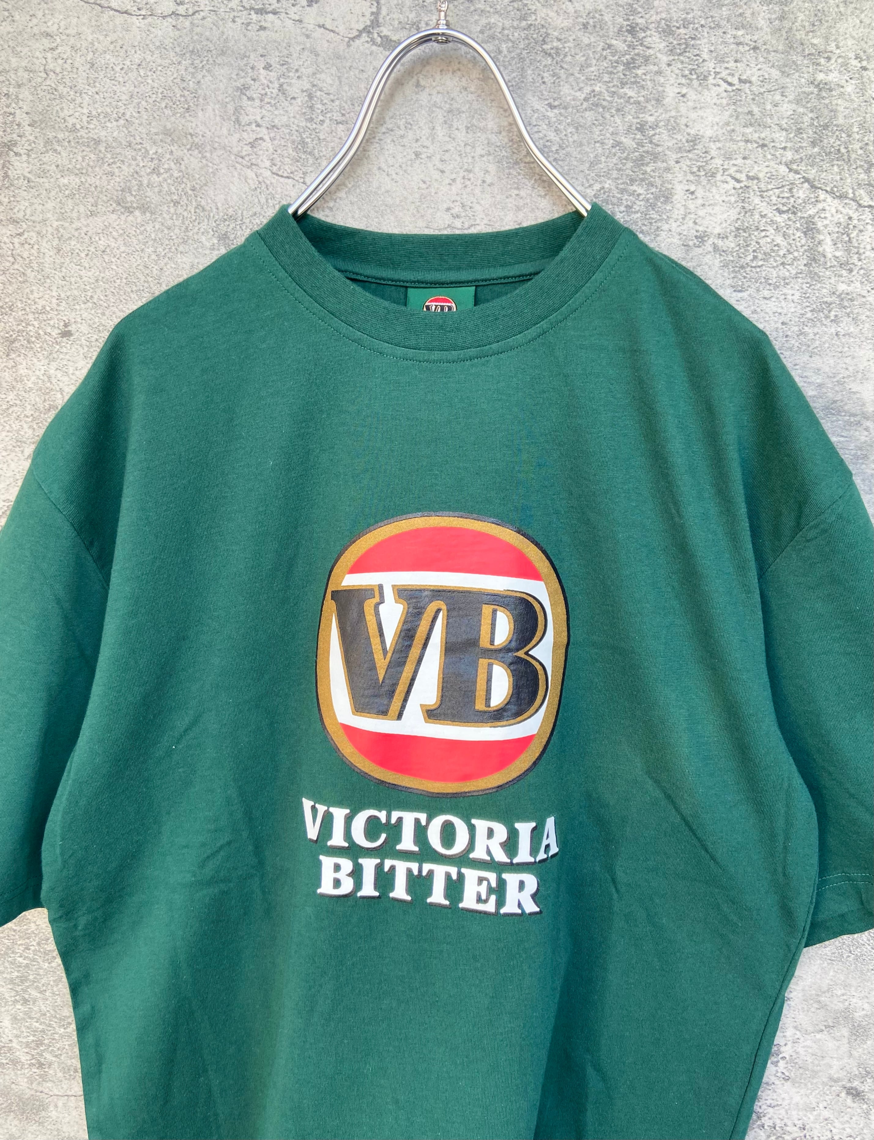 VICTORIA BNITTER /ビクトリアビター  企業Tシャツ ワンポイント 緑 グリーン