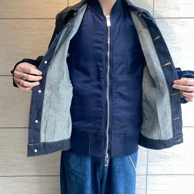 sacai×A.P.C. サカイ アーペーセー 21SS BLOUSON EIMI MA-1