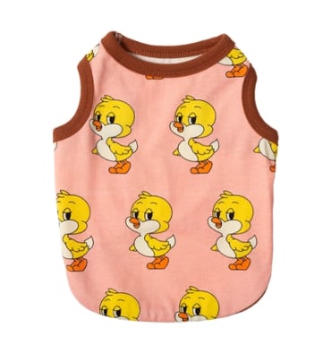 大型犬対応/予約【andblank】Iconic Pico Sleeveless (Peach)