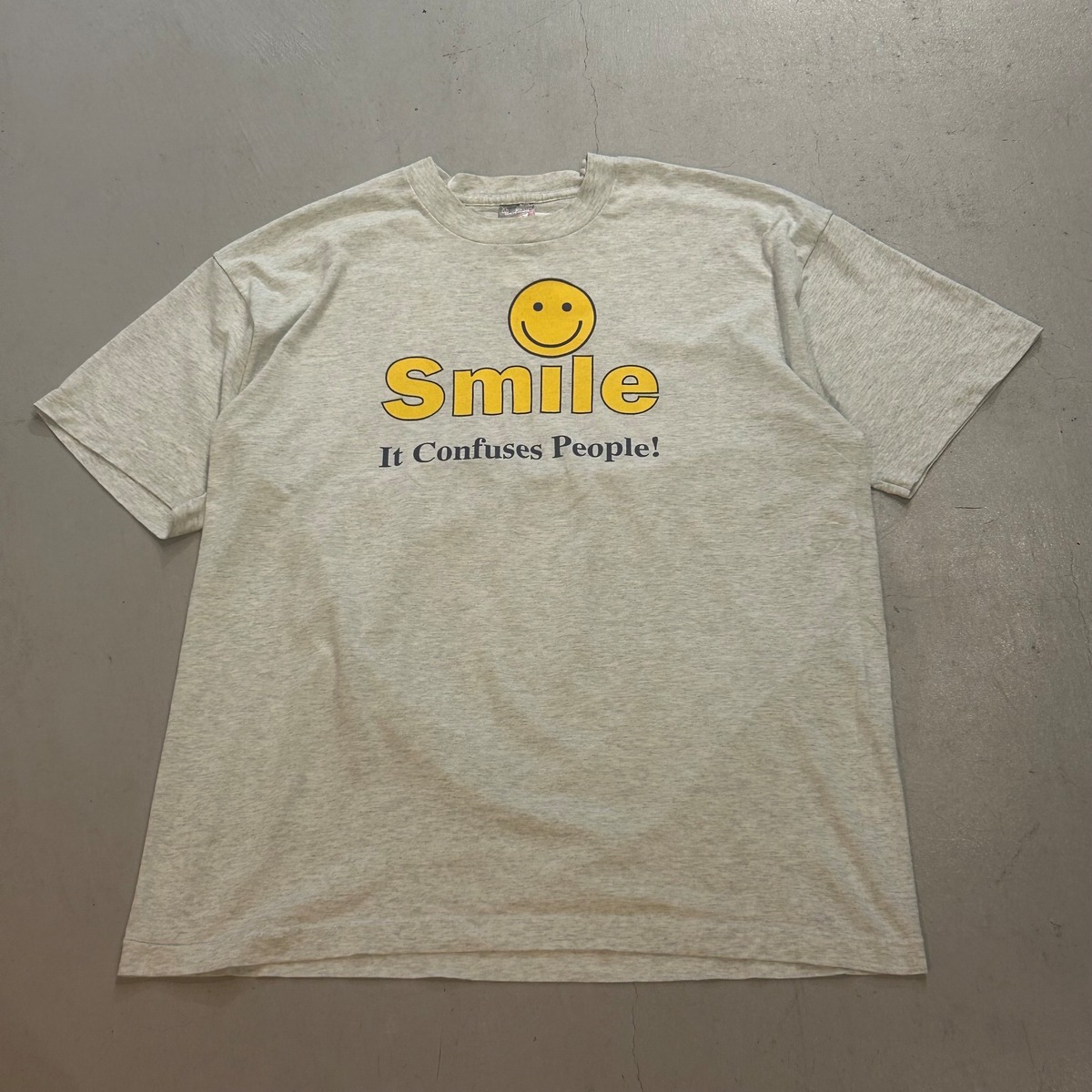 90s ”smile It Confuses People“ t-shirt【高円寺店】 | What