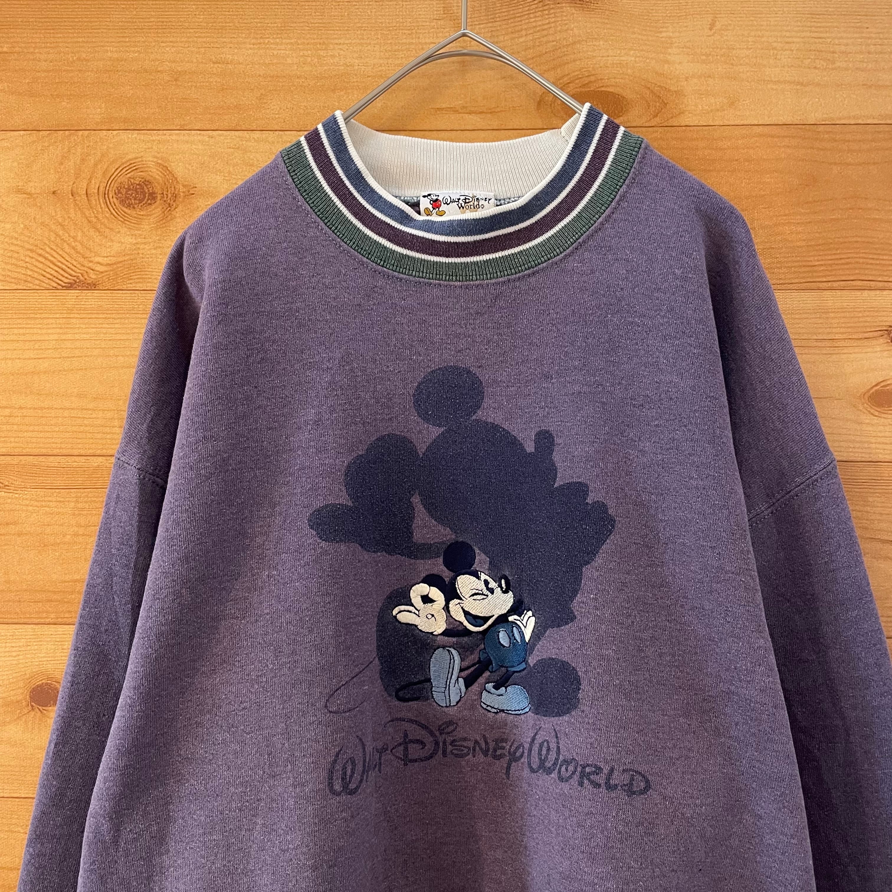 Walt Disney World】90s USA製 スウェット トレーナー 刺繍 ロゴ