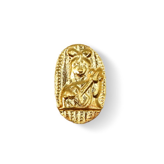 純金 『弁財天（べんざいてん）・八福神』小判　約0.3g　お守り【JUNGOLD】