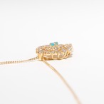 パライバトルマリン デザイン ネックレス K18  / 0.060ct / DA 0.500ct