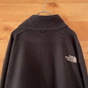 【THE NORTH FACE】フリースジャケット 中間着 ワンポイントロゴ 刺繍ロゴ バックロゴ ジップアップ フルジップ XL相当 ノースフェイス US古着