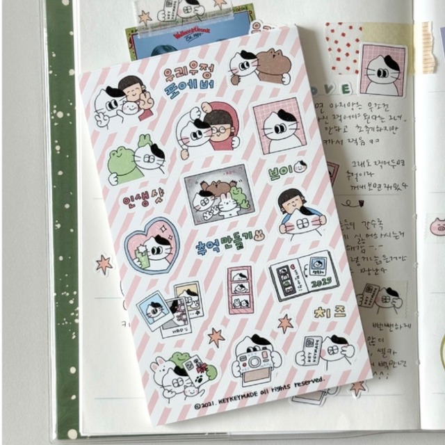★予約 KEYKEYMADE 〔sticker -思い出-〕