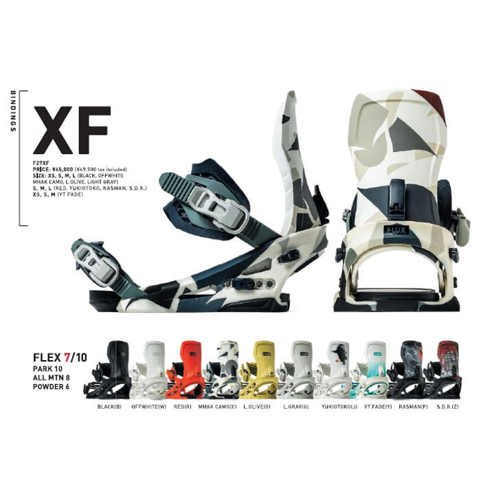 予約 26-27 FLUX フラックス XF ビンディング バインディング BLACK