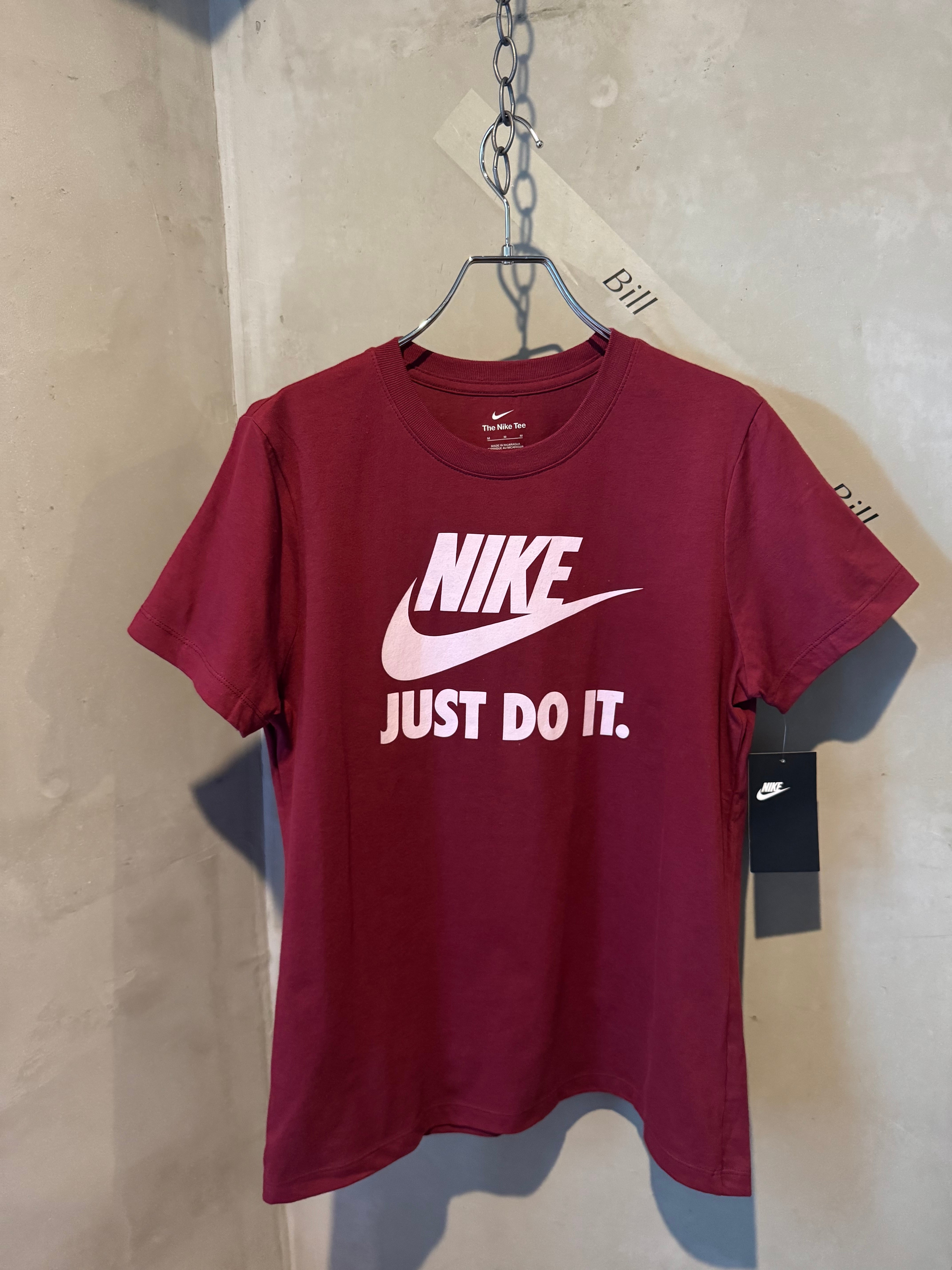 NIKE baby pink logo JUST DO IT T shirt