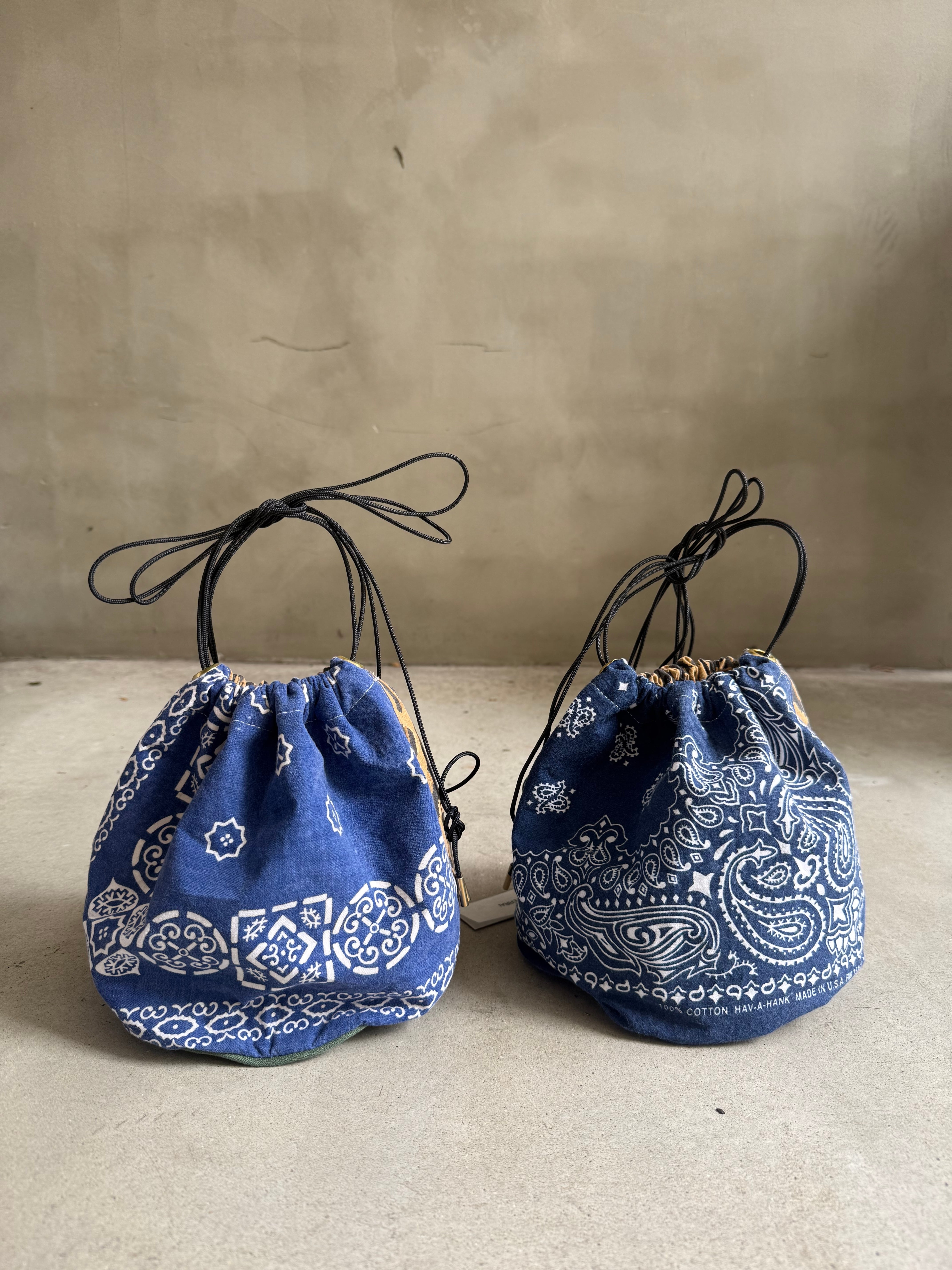 KOUHEI TERRAI 「Vintage Bandana 巾着 」 | RED GOOD SPEED
