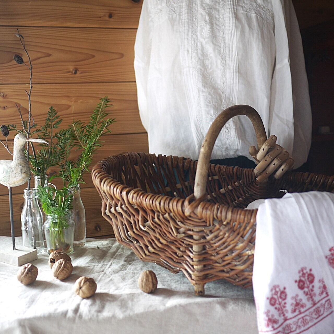 バスケット・かご】 | こりすのパン屋Base店 （世界の蚤の市 ひとつ