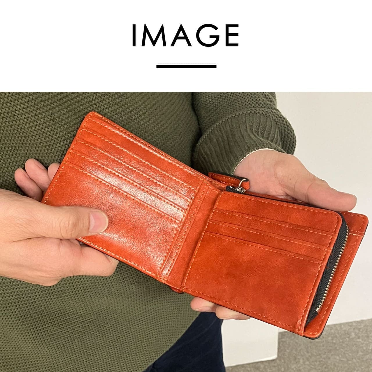 【半額セール】新品　本物　長財布　エナメル　オーブ レッド 小銭入れ 薄手なのに収納力は抜群！クロコ調型押しエナメルL字ファスナー長財布