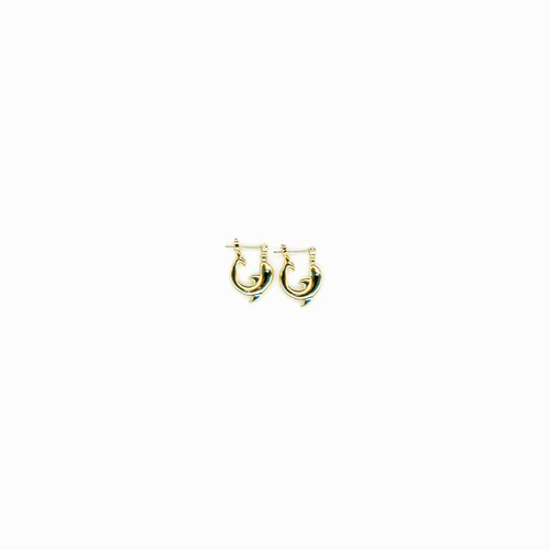 【GF2-1】Gold Filled Dolphin Earring