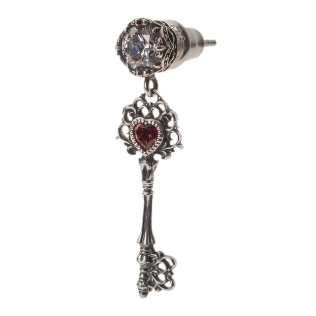 【ピアス売り上げランキング7位】フレイヤキーピアス　ACE0196　Freya key earrings/シルバーアクセサリーブランドsilver jewelry