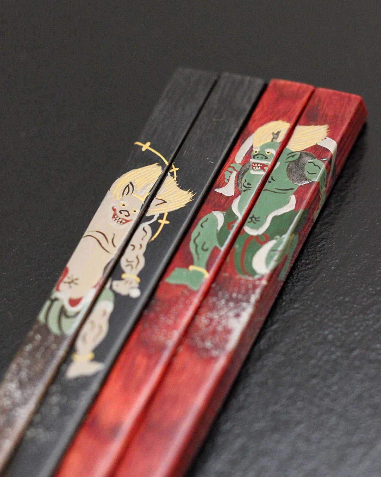 「風神雷神」よりそい箸