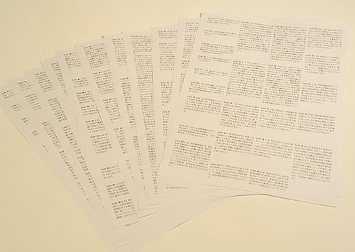 綺麗にはがせる枝問シール H22