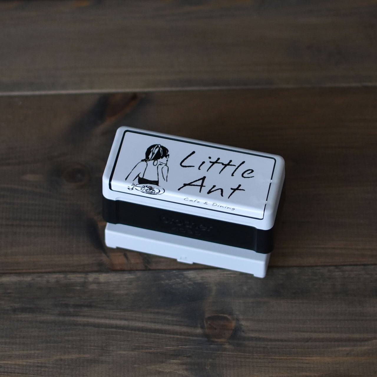 特大】ロゴスタンプ 黒 インク補充式 1個 | 小さな箱屋 リトルアンツ