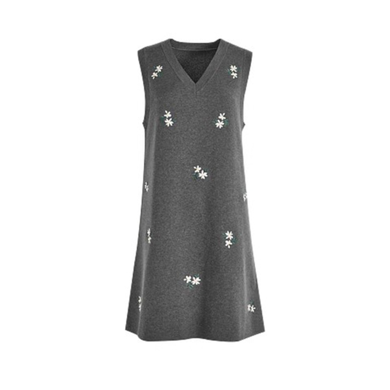 花柄ベストワンピース