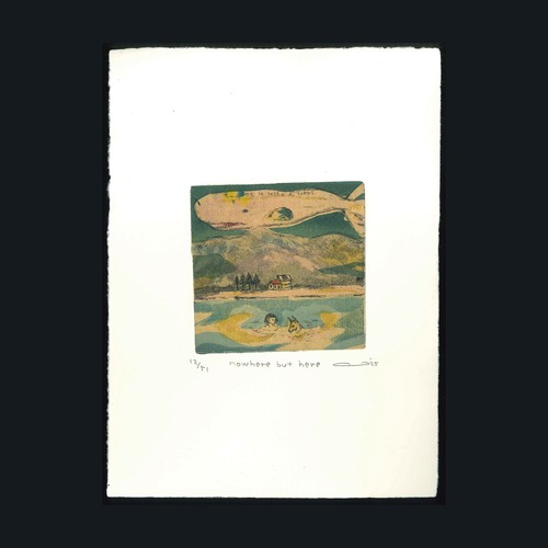 銅版画：イシイアツコ「nowhere but here」