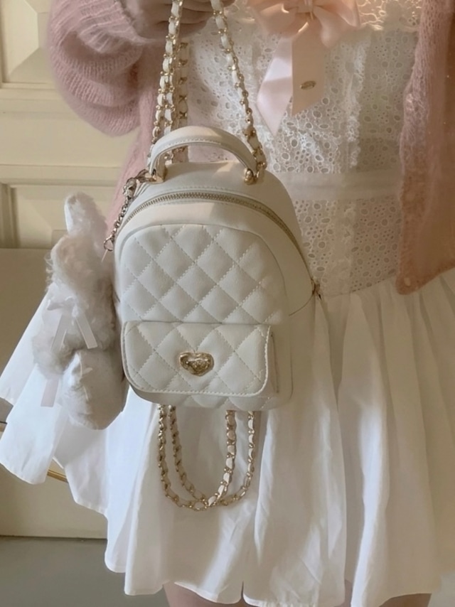 ♡キルティングチェーンミニリュック