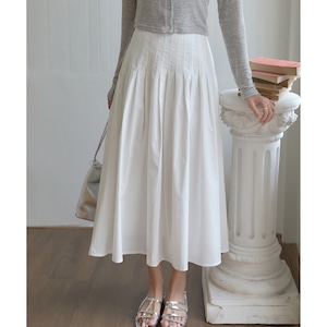 rench retro pleated skirt